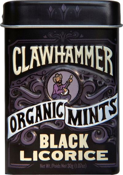 Clawhammer Mints Black Licorice 12-Pack