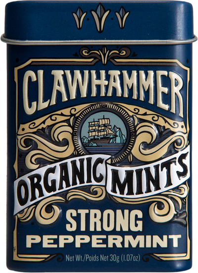 Clawhammer Mints Strong Peppermint 12-Pack
