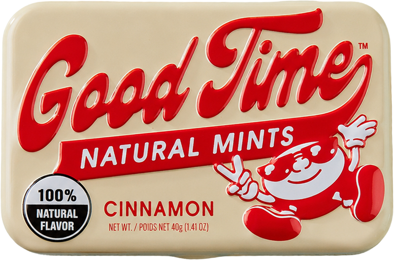 Good Time Natural Mints Cinnamon 6-Pack