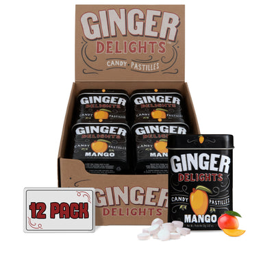 Ginger Delights Mango 12-Pack tray