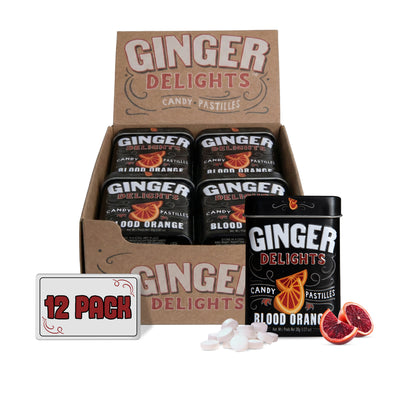 Ginger Delights Blood Orange 12-Pack tray