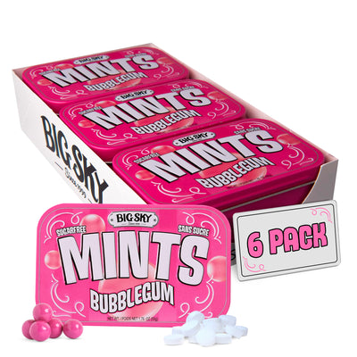 Big Sky Mints Bubblegum 6-Pack tray