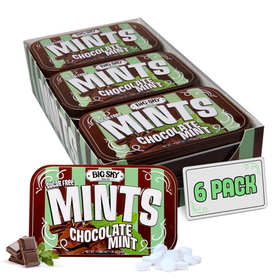 Big Sky Mints Chocolate Mint 6-Pack tray