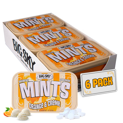 Big Sky Mints Orange & Creme 6-Pack tray