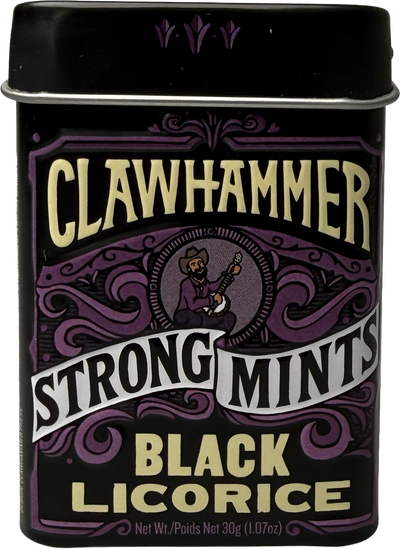 Clawhammer Mints - Black Licorice Case 12 × 12-Pk