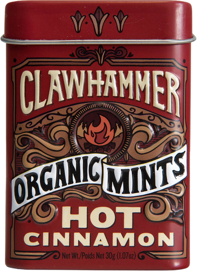Clawhammer Mints Hot Cinnamon 12-Pack