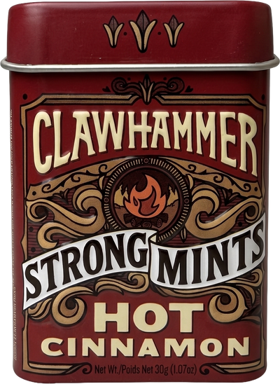 Clawhammer Mints - Hot Cinnamon Case 12 × 12-Pk