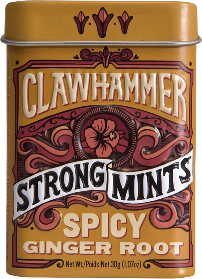Clawhammer Mints - Spicy Ginger Root Case 12 × 12-Pk