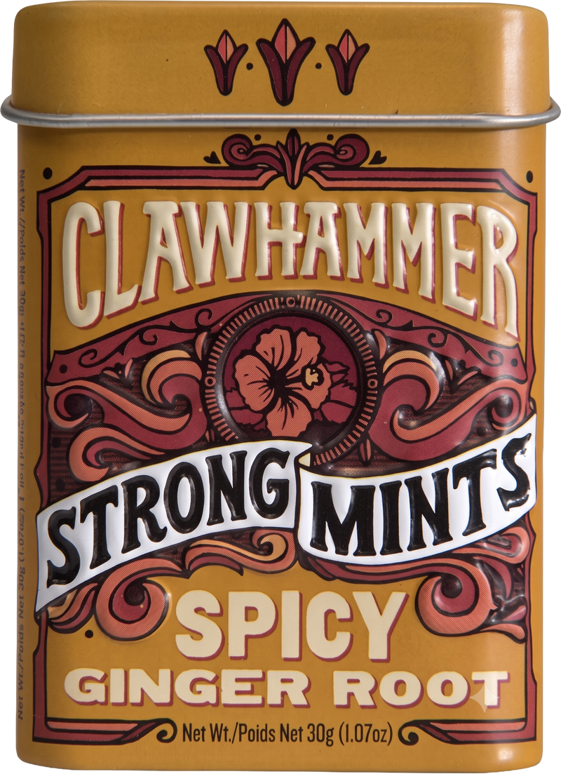 Clawhammer Mints - Spicy Ginger Root Case 12 × 12-Pk