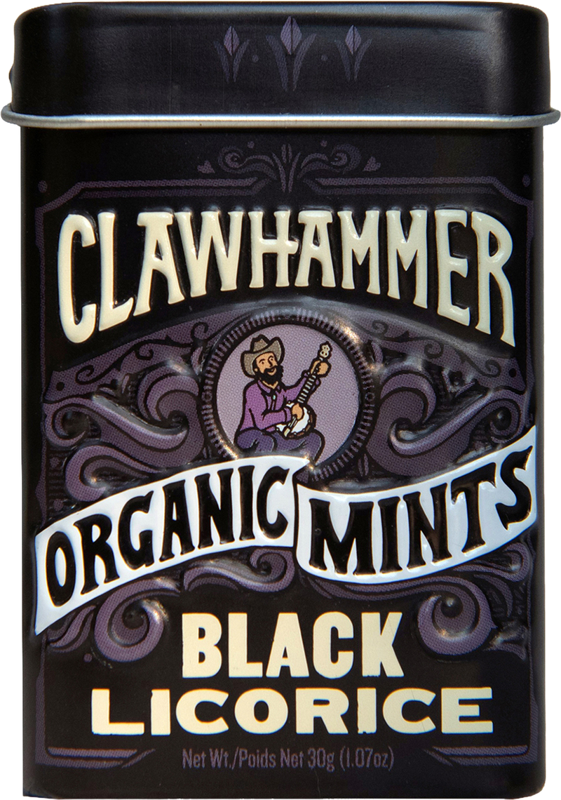 Clawhammer Mints Black Licorice 12-Pack