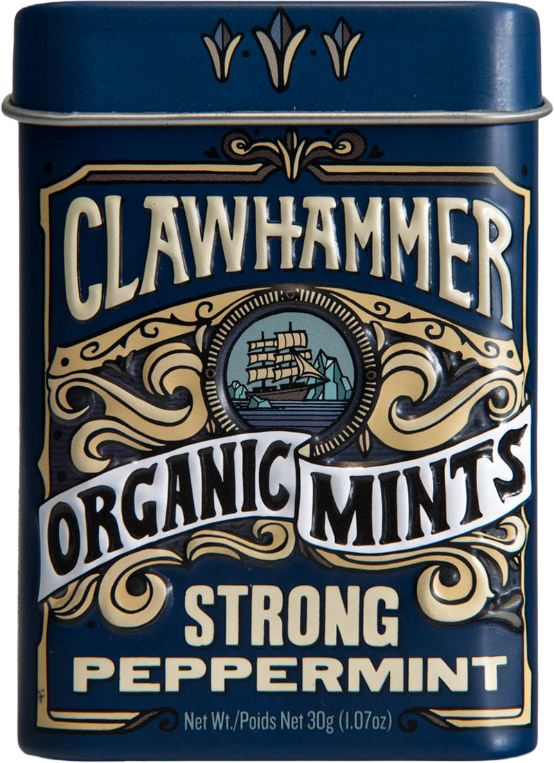 Clawhammer Mints Strong Peppermint 12-Pack