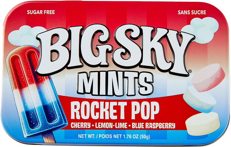 Big Sky Mints Rocket Pop Tin