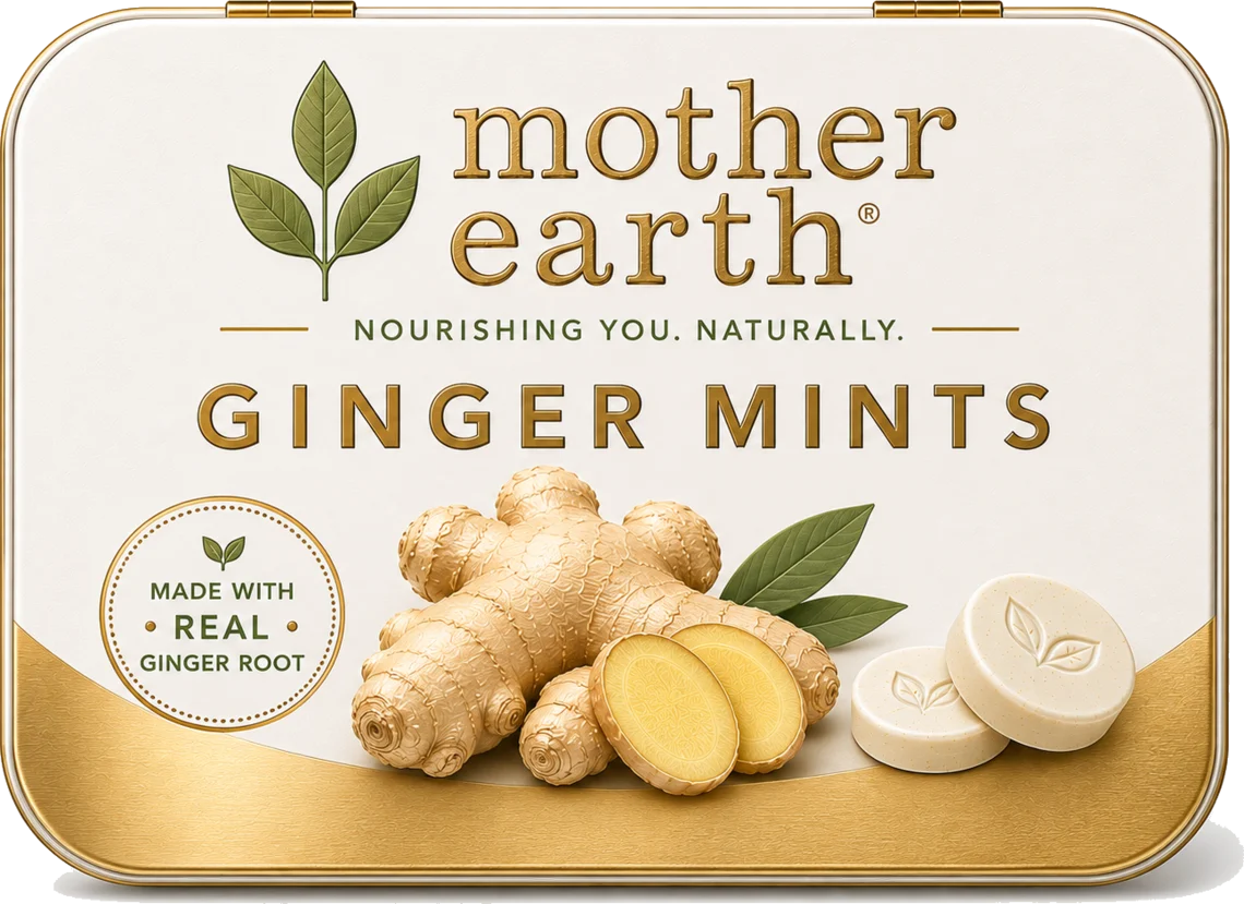 Mother Earth private label ginger mints