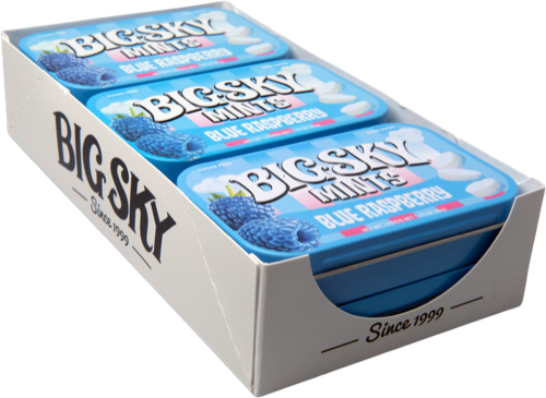 Big Sky Mints Blue Raspberry 6-Pack tray