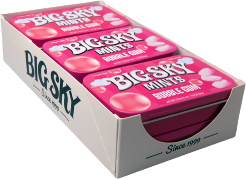 Big Sky Mints Bubblegum 6-Pack tray