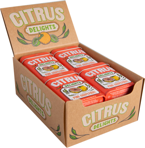 Citrus Delights Pink Grapefruit 12-Pack tray