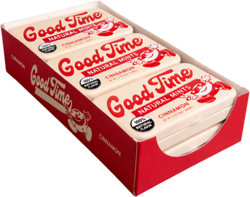 Good Time Natural Mints Cinnamon 6-Pack tray