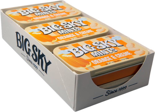 Big Sky Mints Orange & Creme 6-Pack tray