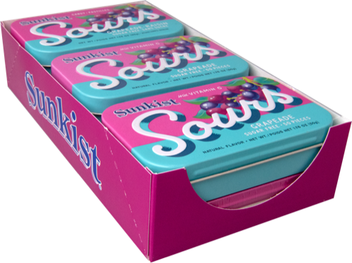 Sunkist Sours Grapeade 6-Pack tray