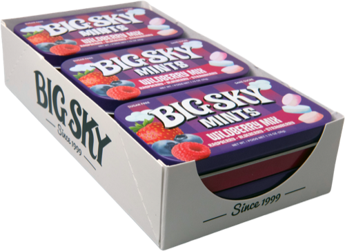 Big Sky Mints Wildberry Mix 6-Pack tray