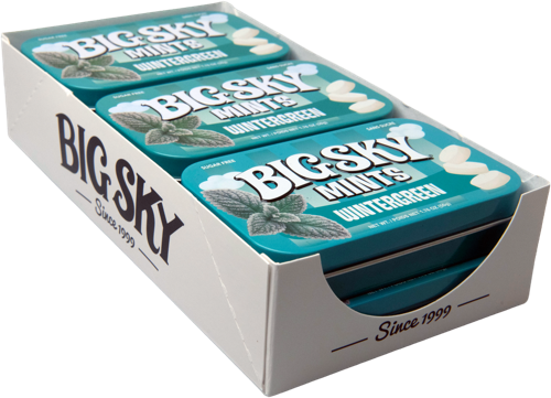 Big Sky Mints Wintergreen 6-Pack tray